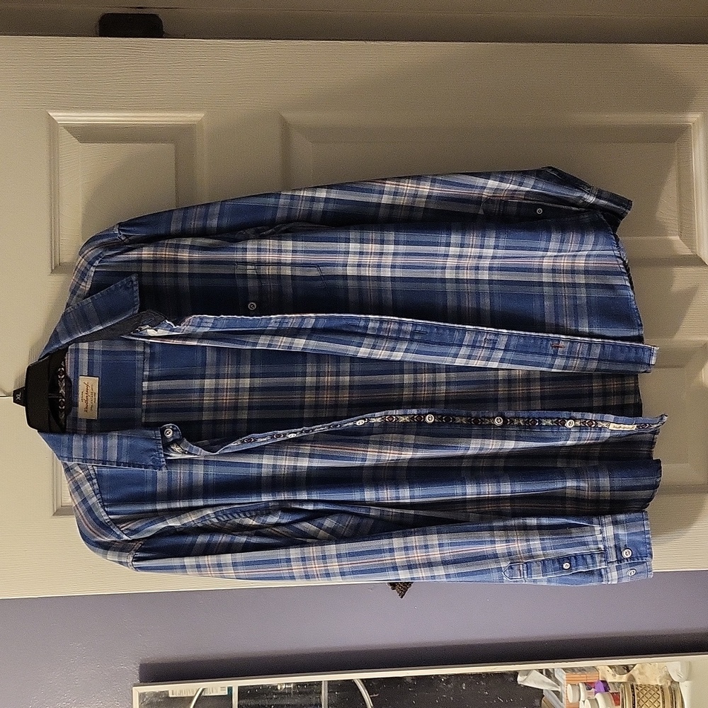 Waterproof Vintage, Flannel Long Sleeves Shirt, Men's size Large. New w/out tags